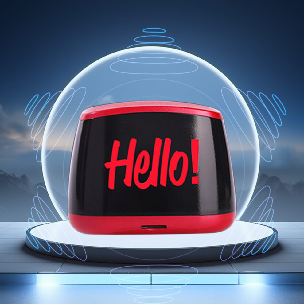 Txmfgh Bluetooth 5.3 Led Portable Card Insertion 1200Mah Long Battery Life Subwoofer Mini Bluetooth Speaker Light 9395123887531