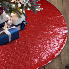 L'abito per albero di Natale da 60 cm/24 pollici brilla e diffonde una bellissima luce natalizia colorata.