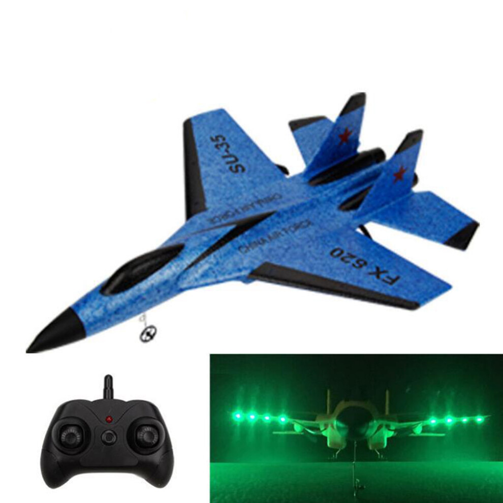 Hevirgo 1 Set Electric Rc Aircraft Toy, Shockproof 2.4G Glider Stable Remote Control Drone Toy For Children 9395123978758