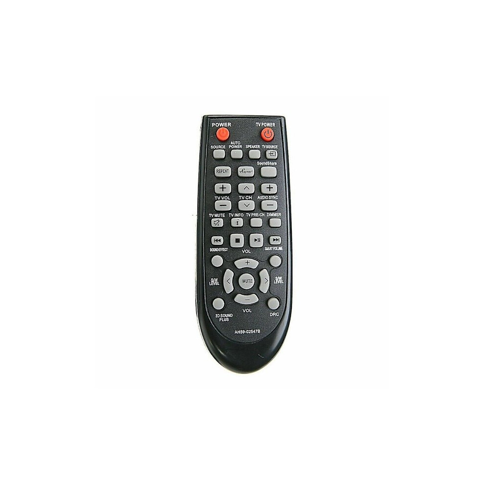 Ah59-02547B Remote Control For Compatible With Samsung Soundbar Hw-H550 Sub Ah59-02612B 9395123980911