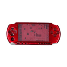 Capa protetora para console de jogos jixopn com kit de botões, acessórios para console de jogos PSP3000.