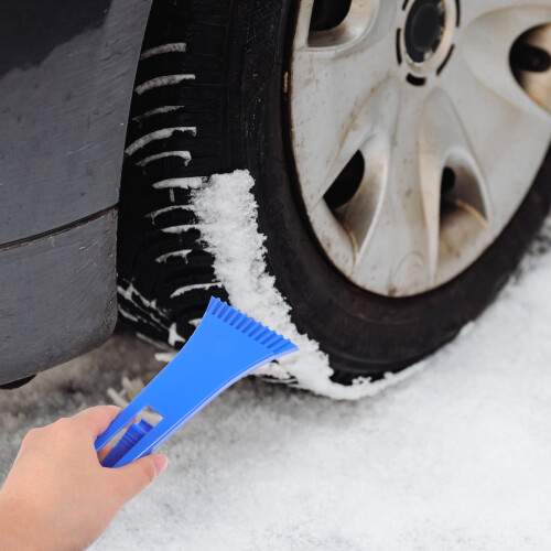 Ice Shovel Removal Scoop Fridge Windshield Scraper Refrigerator Deicer Folding Handheld Abs 3 Pcs 2