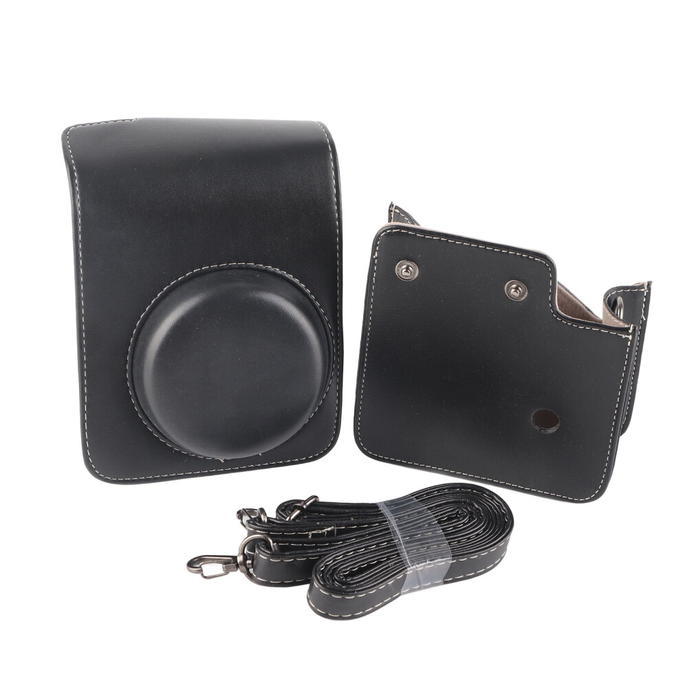 Dewin Estuche Para Cã¡Mara, Mini Estuche Para Cã¡Mara De Cuero Pu Con Correa Ajustable Para El Hombro Para Cã¡Mara Mini 40(Negro) 9395123101965