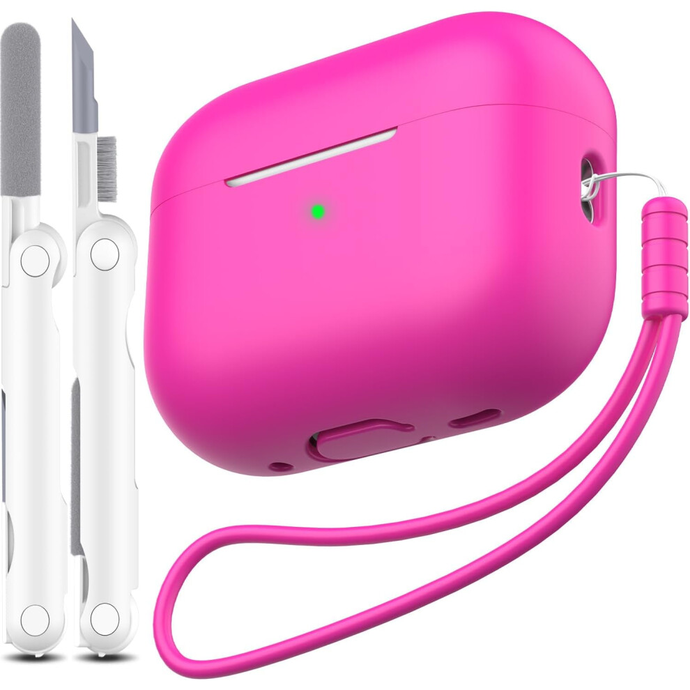 For Compatible With Airpods Pro 2Nd Generation Case Cover, Military Grade Anti-Fall Soft Silicone Shock-Absorbing For Compatible With Airpods 9395123102016