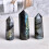 Moonstone Column Natural Labradorite Quartz Crystal Home Decor 5-6cm 5