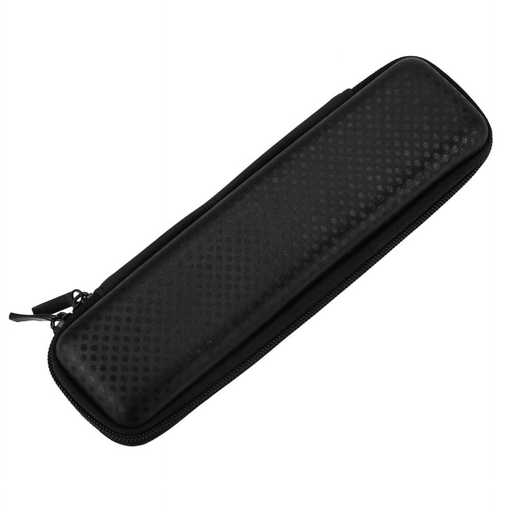 Black Retro Dot Pencil Pen Case Cosmetic Pouch Pocket Brush Holder Makeup Bag