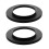 2X Kameralinsefilter Step Up Ring 37mm til 52mm Adapter Svart 1