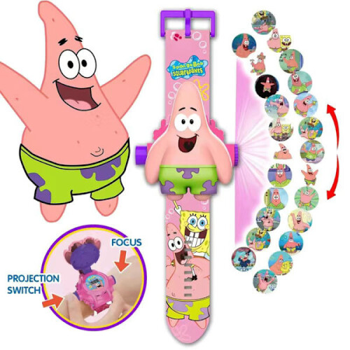 Orologio per bambini, Spiderman24Superhero Figures Projector Watch Patrick