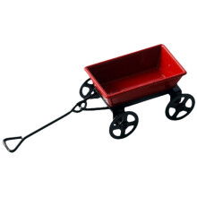Mizh Mini-Ziehwagen, Eisenwagen, Ornament, Mini-Haus, Gartengestaltung, Ornament, Miniaturwagen