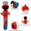 Orologio per bambini, Spiderman24Superhero Figures Projector Watch Patrick 3