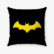 Taie d'oreiller personnalisée AIVO Batman en polyester filé carré, coussin décoratif pour lit, canapé, décoration intérieure (pouces)