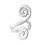 Fake Helix Tragus Piercing Ear Earring Ear Cuff without Hole Silver silver 2