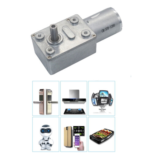 JUNTEX JGY370 Αναστρέψιμος κινητήρας με ατέρμονα κοχλία, μειωτήρας υψηλής ροπής, 2