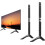 Suporte universal para TVs de 26 a 60 polegadas, compatível com LG, TCL, Samsung e outras marcas, com altura ajustável. 1