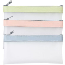 Nora3Pieces Estojo Elegante para Lápis e Canetas com Zíper Resistente para Crianças, Adolescentes (Meninas e Meninos) - Ideal para Uso Escolar e