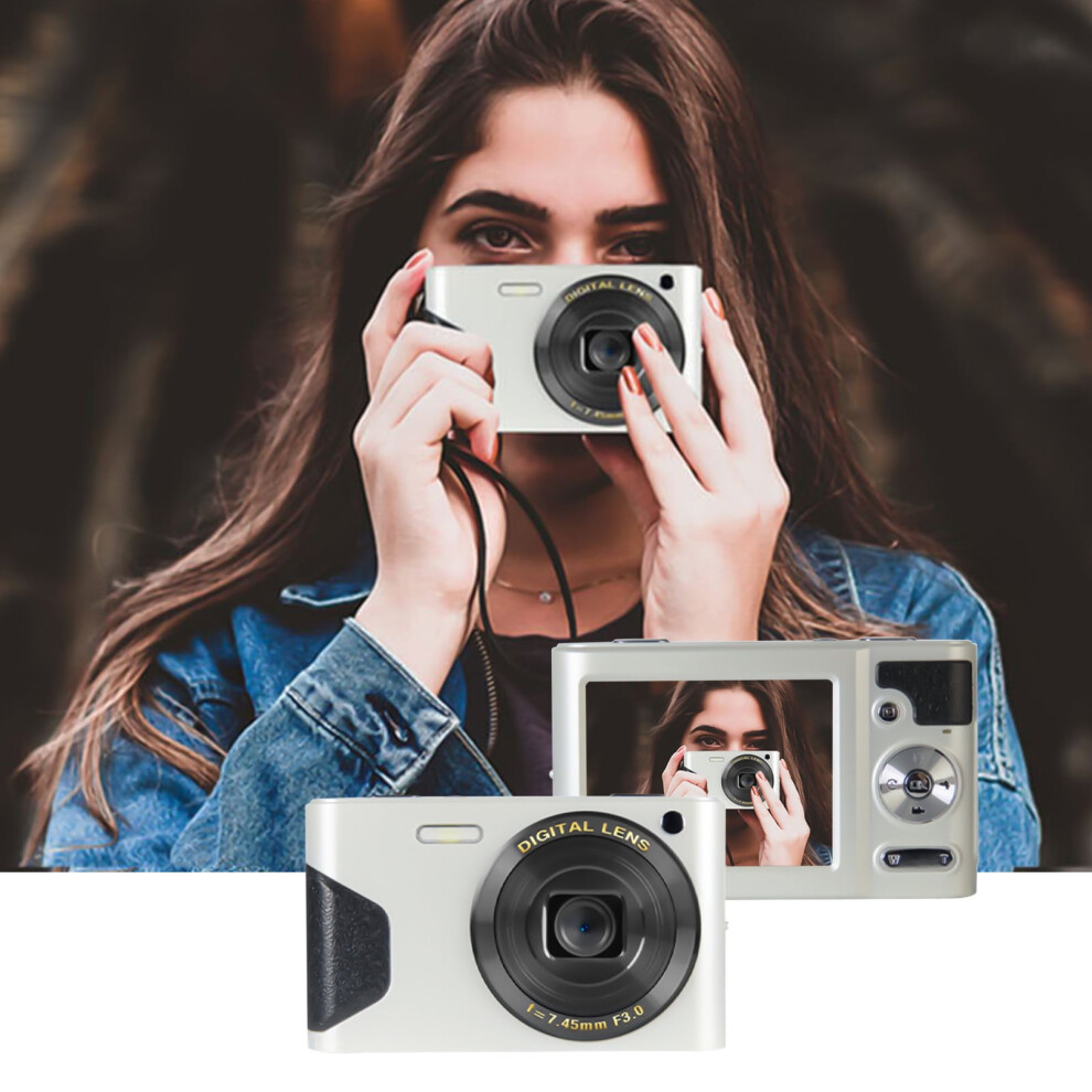 Kayannuo 18Mp Digital Camera 2.7" Lcd 8X Zoom Fhd 1080P, Small Camera For Teens, Students, Boys, Girls, Seniors, Easter Gift Clearance 9395123202853