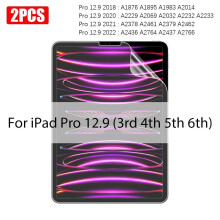 Lot de 2 films protecteurs d'écran en papier compatibles avec iPad 10e génération, Pro 11"/12,9", Air 5/4/3/2/1, Mini 6, 7e à 9e génération,
