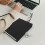 Carnet de notes portable rétro à couverture rigide avec cadenas à code (rouge vin) 4