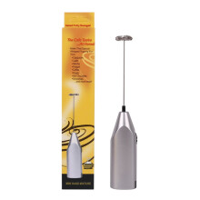 Mousseur à lait électrique portatif, mini-mélangeur automatique pour café, cappuccino, latte, expresso, chocolat chaud - Argent