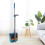 RnemiTe-amo Clearance! Foldable Broom & Dustpan Set, 180 Rotatable, Non-stick, Double-layer Scraper, compatible with vertical storage 1