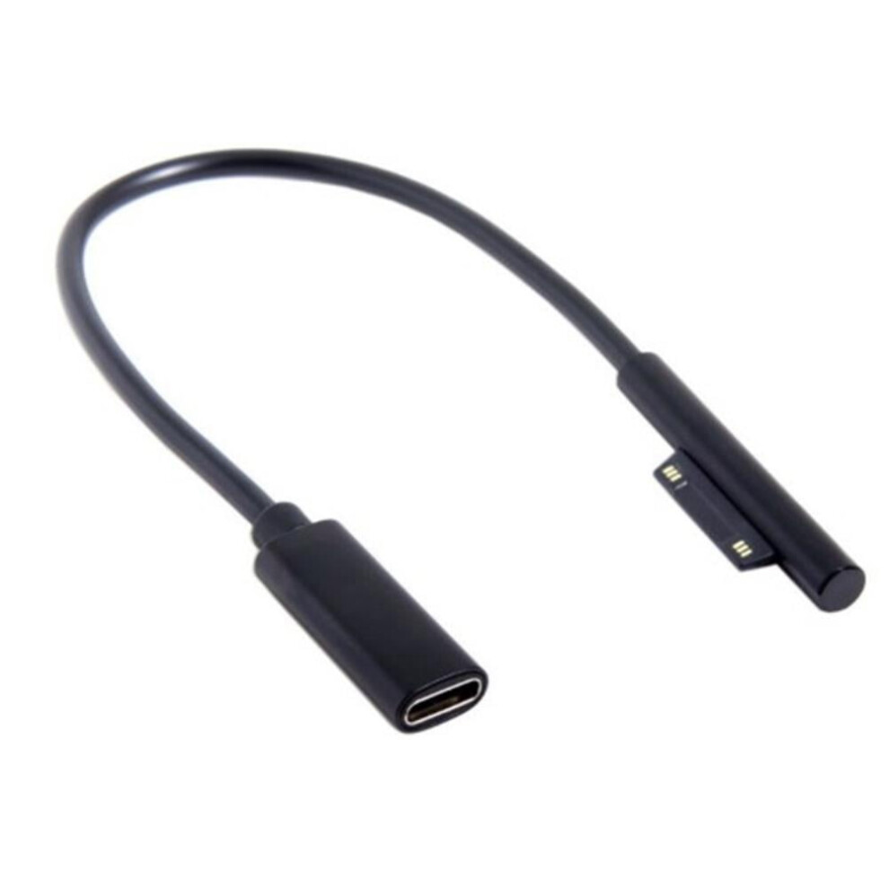 Usb-C Type-C Dc 15V Female To Pro3 Pro4 Pro5 Pro6 Book Pro Charged Power Extending Adapter Cable Converter Cord Black 9395123323084