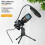 Μικρόφωνο USB Bluethy HIFI Sound 360 μοιρών πανκατευθυντικό RGB με τρίποδο, ζωντανή ροή, 2