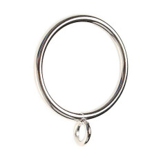 40 Pack Curtain Rings, 38mm Internal Diameter iron Curtains Rings Hanging Rings for Curtains and Rods, Silver