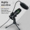 Μικρόφωνο USB Bluethy HIFI Sound 360 μοιρών πανκατευθυντικό RGB με τρίποδο, ζωντανή ροή, 7
