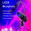 Μικρόφωνο USB Bluethy HIFI Sound 360 μοιρών πανκατευθυντικό RGB με τρίποδο, ζωντανή ροή, 3
