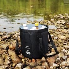 Secchio Kayannuo per il ritorno a scuola, contenitore per acqua leggero e portatile da 12 litri, ideale per campeggio, pesca, escursionismo e