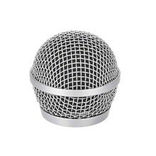 New Ball for Head Mesh Microphone Grille for compatible with Shure PG58 PG48 Replacement Accessories