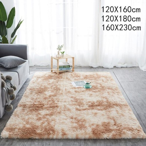 Tapis moelleux GRIS 120 x 160 cm 1