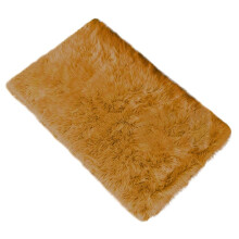 SUSHANG Small Rugs for Bedroom Fluffy Rug for Bedroom Wool Imitation Sheepskin Rugs Non Slip Bedroom Shaggy Carpet Mats