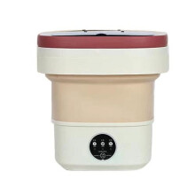 Kayannuo Back to School Clearance Homecoming Mini Washing Machine Foldable Bucket Type Laundry Clothes Washer Cleaner Travel