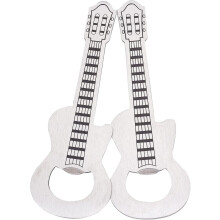 2er-Set Flaschenöffner in Gitarrenform – Musikalischer Flaschenöffner, manueller Dosenöffner, kreativer Flaschenöffner in Gitarrenform für