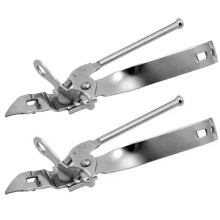 Ouvre-boîtes Wideskall 3 en 1 avec décapsuleur intégré, argenté, lot de 2