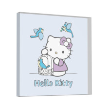 Quadratische Acrylplakette mit Hello Kitty-Motiv, inspirierenden Zitaten, romantischem Geschenk für Freundin, Freund, Partner/in, zur Hochzeit, zum