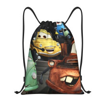 Disney Pixar Auta Klasická taška se stahovací šňůrkou, Skládací, Sportovní, Fitness, Taška se stahovací šňůrkou, Unisex, Cestovní