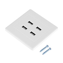 Jadeshay 4USB porty DC5V elektrická nástěnná zásuvka nabíječka (110~250V) domácí kancelář