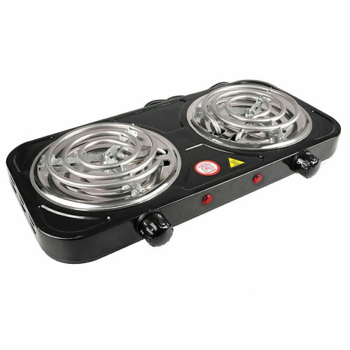 Plaque de cuisson électrique portable à double brûleur de 2000 W 2