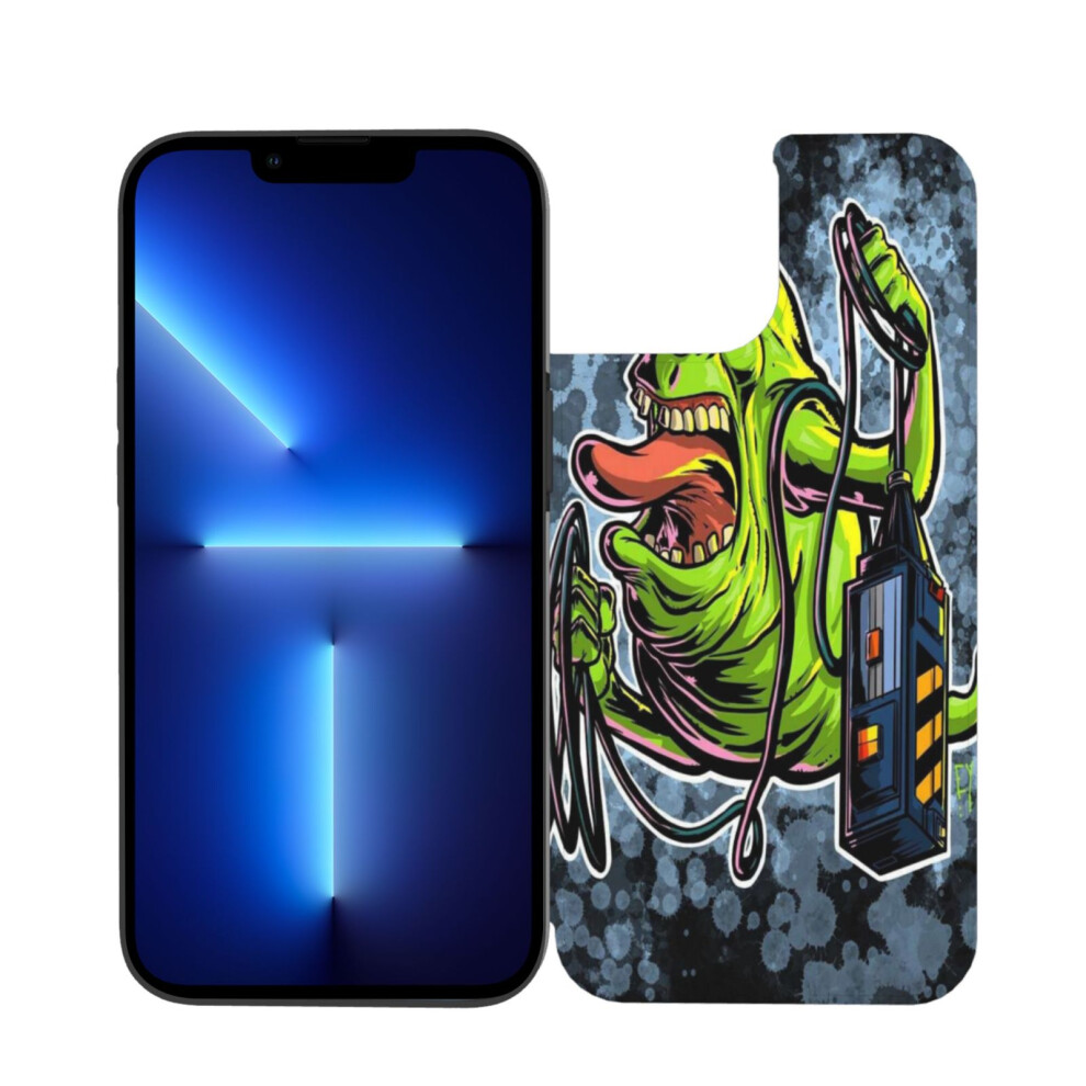 Ghostbusters Compatible With Iphone 13 Phone Case, Leather Case Magnetic Closure Flip Cell Phone Cover For Compatible With Iphone 13 Dual Camera 9395123529981