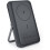 Ασύρματος φορητός φορτιστής, μαγνητικό power bank 10.000mAh με βάση στήριξης, μπαταρία 1