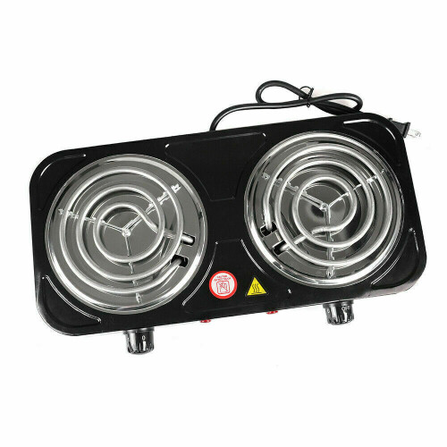 Plaque de cuisson électrique portable à double brûleur de 2000 W 1