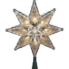 New 8-Inch Clear Star Tree Topper by