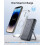 Ασύρματος φορητός φορτιστής, μαγνητικό power bank 10.000mAh με βάση στήριξης, μπαταρία 2