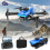 WJSXC Drone με διπλή κάμερα HD 1080P, τηλεκατευθυνόμενο παιχνίδι FPV με κράτημα ύψους, 1