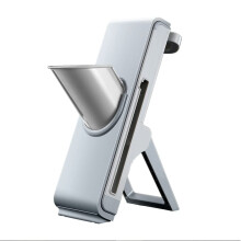 Manual Vegetable Chopper and Potato Slicer with Adjustable Stainless Steel Blades for Quick Kitchen Prep