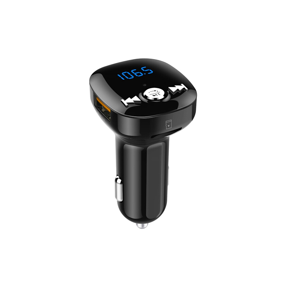 Inf Fm Transmitter For Car - Bluetooth Adapter With Qc3.0 Car Charger 9395123629506