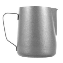 Retro Stainless Steel Milk Frothing Pitcher with Precision Spout for Latte Art and Espresso