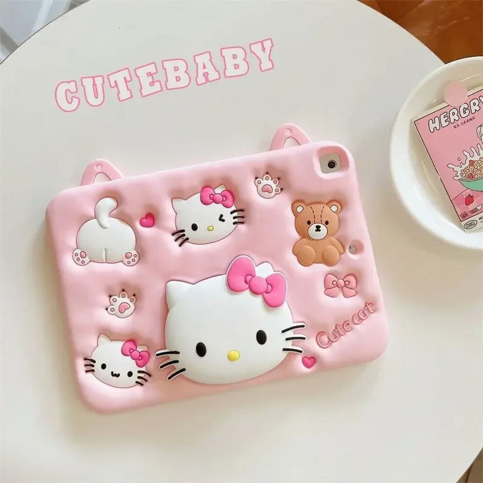 Hello Kitty Silicone Tablet Case Compatible With Ipad Pro 11 Inch, Mini, 9.7, 10.2, 5Th-10Th Gen 9395123730219